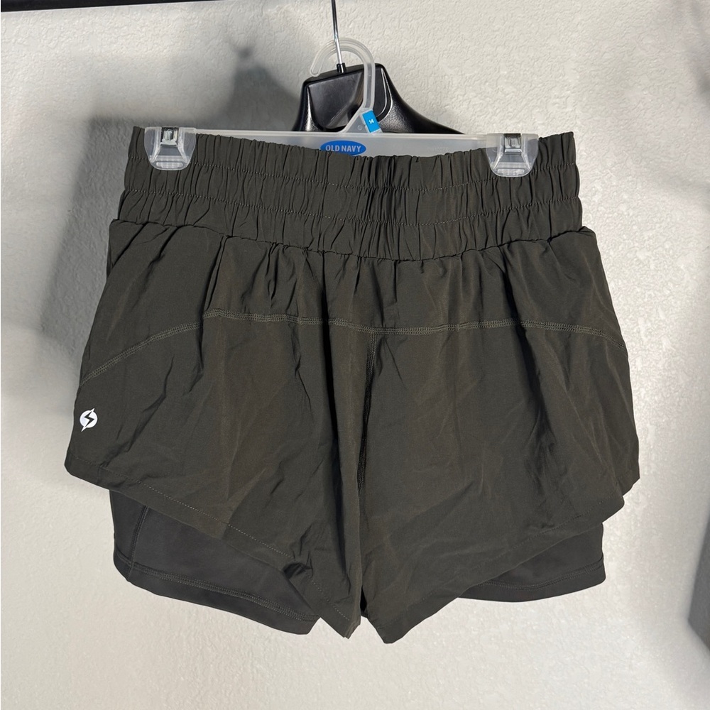 POPFLEX Dark Olive Women's Skorts